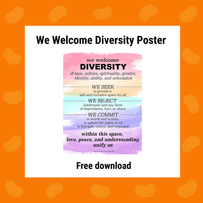 Beverly Therapists - Free "We Welcome Diversity" Poster